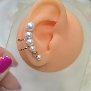 گوشواره ایرکاف مرواریدی ژوپینگ کد 2076