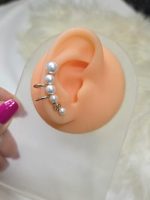 گوشواره ایرکاف مرواریدی ژوپینگ کد 2076 - Image 3