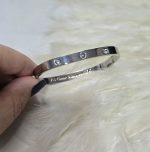 دستبند لاو کارتیر استیل مربعی کد 3063 - Image 2