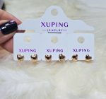 گوشواره قلبی میخی ژوپینگ کد 2080 - Image 4