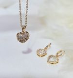 نیمست قلبی نگین دار کد 5020