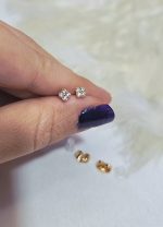 گوشواره ونکلیف نگین دار کد 2081 - Image 2