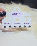 گوشواره نقره ای قلبی کد 2083 - Image 3