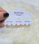 گوشواره نگین دار میخی ظریف کد 2084 - Image 4