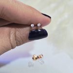 گوشواره میخی ظریف کد 2086 - Image 3