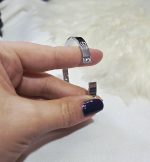 دستبند لاو کارتیر نقره ای استیل کد 3069 - Image 2