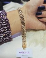 دستبند رولکس نگین دار ژوپینگ کد 3070 - Image 4