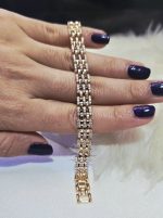 دستبند رولکس نگین دار ژوپینگ کد 3071 - Image 8