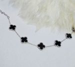 دستبند ونکلیف مشکی استیل کد 3072