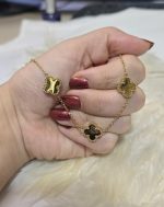 گردنبند ونکلیف طلایی استیل کد 1152 - Image 4