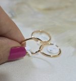 انگشتر رینگ ساده و ظریف ژوپینگ کد 4019