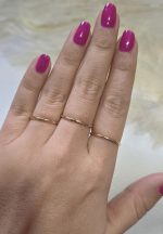 انگشتر رینگ ساده و ظریف ژوپینگ کد 4019 - Image 6