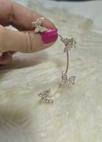 گوشواره پروانه ای ایرکاف ژوپینگ کد 2098 - Image 3