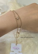 دستبند ژوپینگ آویز قلبی کد 3081 - Image 2