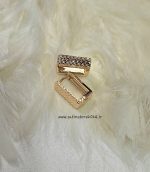 گوشواره ژوپینگ تراش خورده کد 2099