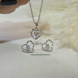 نیمست جواهری طرح قلب کد 5032