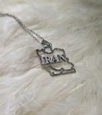 پلاک ایران استیل رنگ ثابت کد 8024