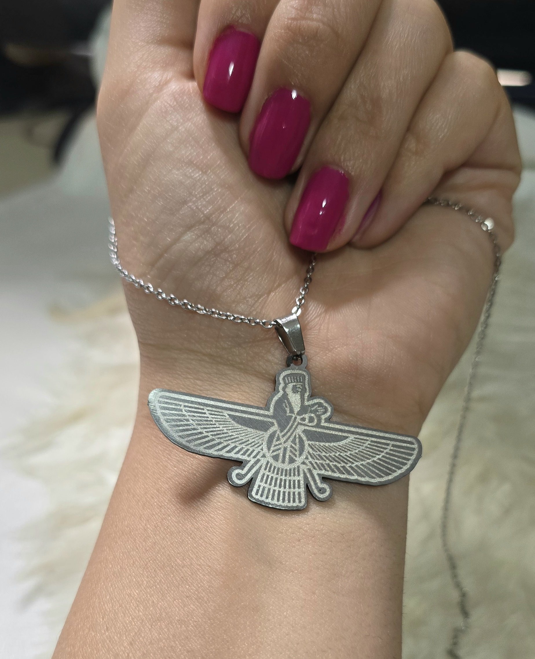 پلاک فروهر استیل کد 8026