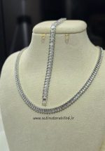 ست گردنبند و دستبند تنیسی کد 5035