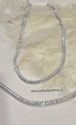 ست گردنبند و دستبند تنیسی کد 5035 - Image 4