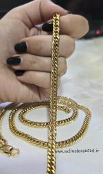 ست دستبند و گردنبند کارتیر استیل رنگ ثابت کد 5036 - Image 9