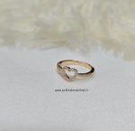 انگشتر قلبی فری سایز رنگ ثابت کد 4053 - Image 3