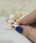 انگشتر رینگ ساده تخت ژوپینگ کد 4038 - Image 3