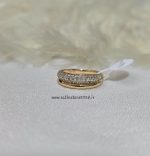 انگشتر دو لاین نگین دار ژوپینگ کد 4055 - Image 2