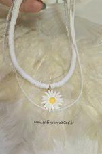 گردنبند گل بابونه تابستانه کد 1182