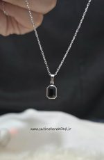 گردنبند استیل مشکی کد 1188 - Image 3