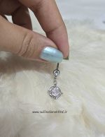 پیرسینگ ناف اویز دار کد 1514