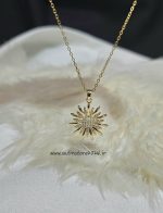 گردنبند طلایی استیل کد 1192 - تصویر 3