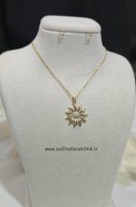 گردنبند طلایی استیل کد 1192 - تصویر 4