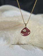 گردنبند صدفی استیل کد 1194