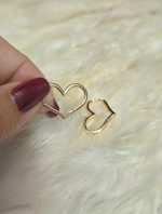 گوشواره قلبی ژوپینگ کد 2113 - تصویر 2