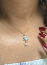 پلاک و زنجیر پروانه ای ژوپینگ کد 8032 - تصویر 3
